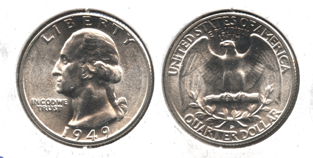 1949-D Washington Quarter MS-63 #k