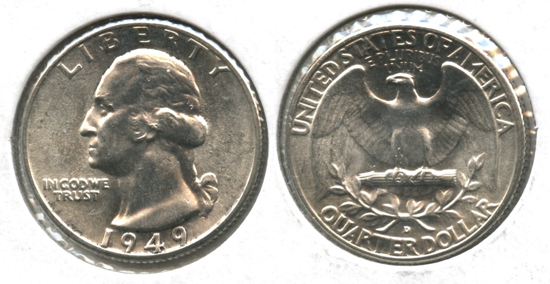 1949-D Washington Quarter MS-63 #m