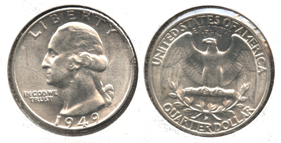 1949-D Washington Quarter MS-64