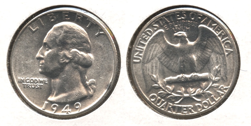 1949 Washington Quarter MS-60 #b
