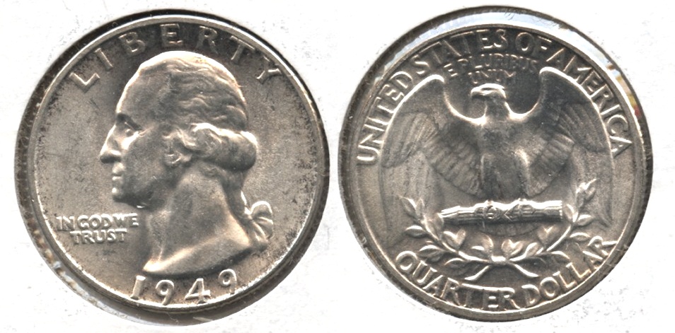 1949 Washington Quarter MS-64 #d