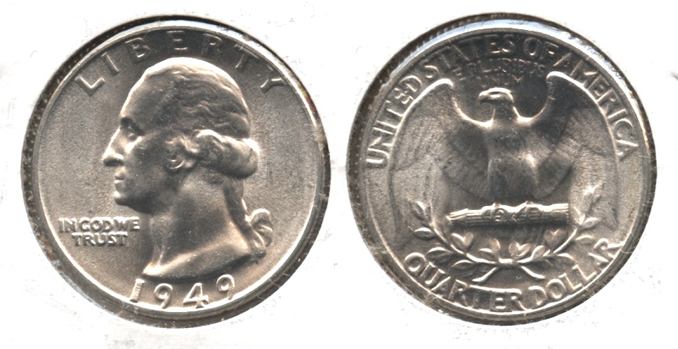 1949 Washington Quarter MS-64 #e