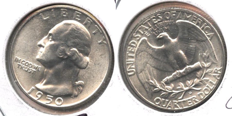 1950-D Washington Quarter MS-63