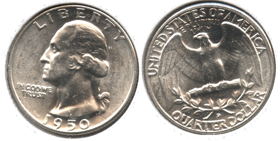1950-D Washington Quarter MS-63 #a