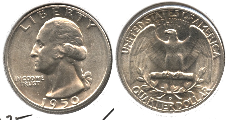1950-D Washington Quarter MS-63 #b
