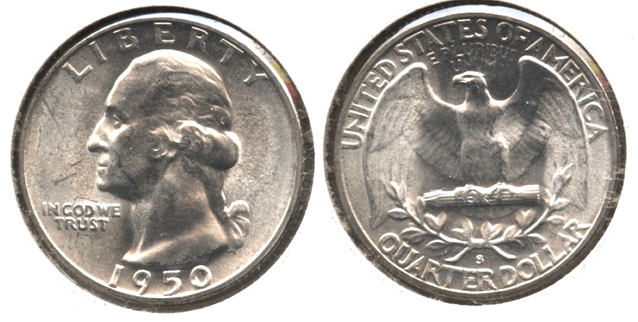 1950-S Washington Quarter MS-63