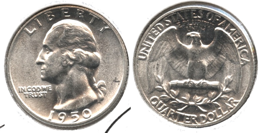 1950 Washington Quarter MS-63