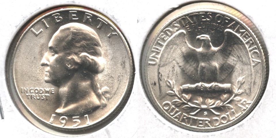 1951-S Washington Quarter MS-63