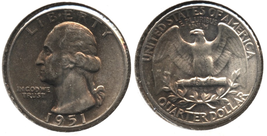1951 Washington Quarter MS-63 #b