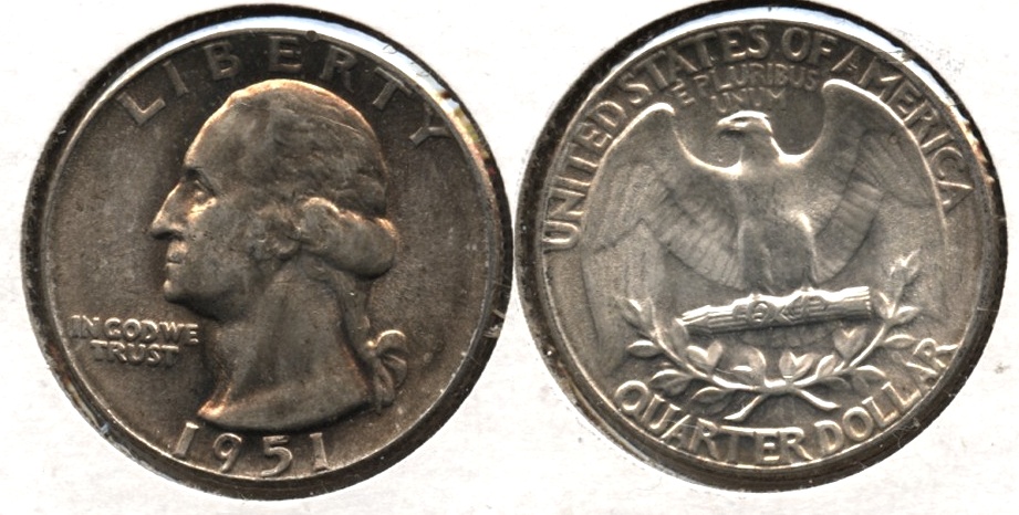 1951 Washington Quarter MS-64