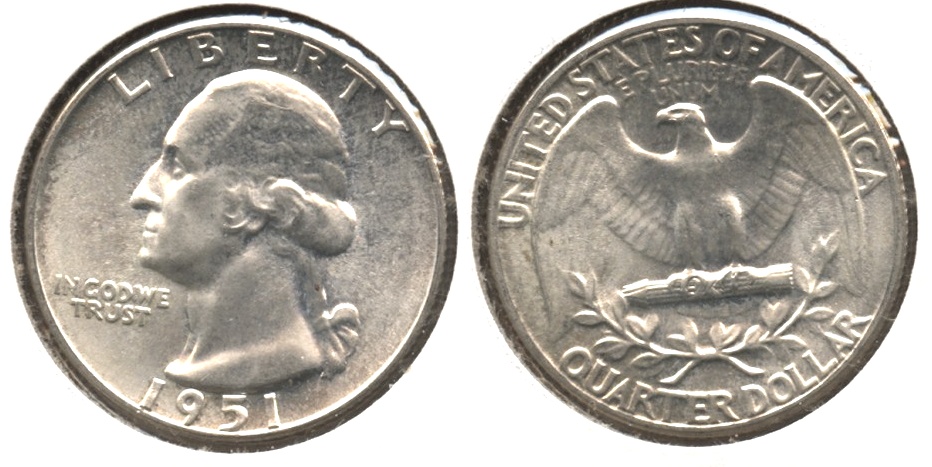 1951 Washington Quarter MS-65 #a