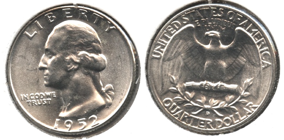1952-D Washington Quarter MS-63 #c