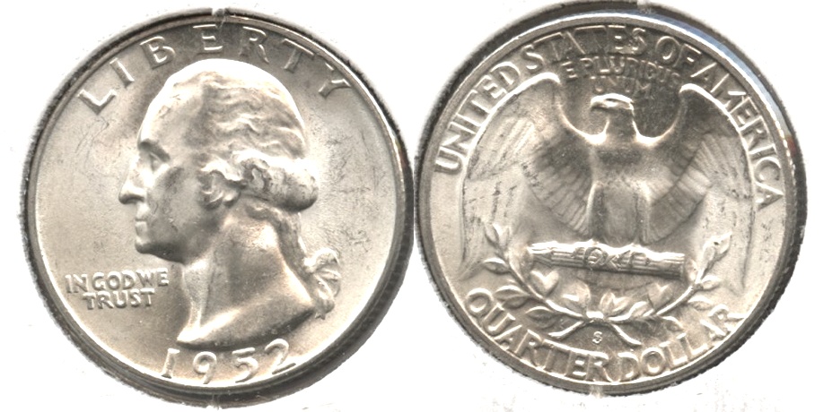 1952-S Washington Quarter MS-63