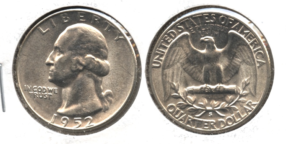 1952-S Washington Quarter MS-64 #a