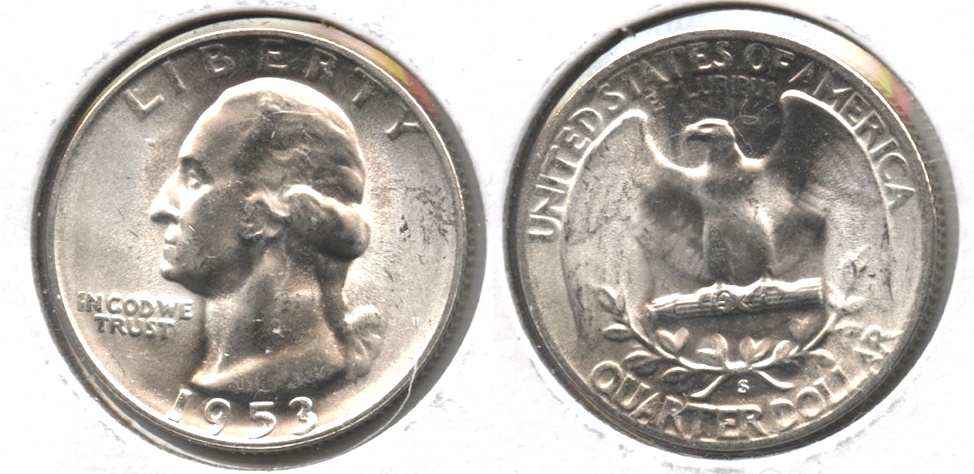 1953-S Washington Quarter MS-63 #i