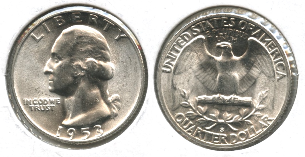 1953-S Washington Quarter MS-63 #m