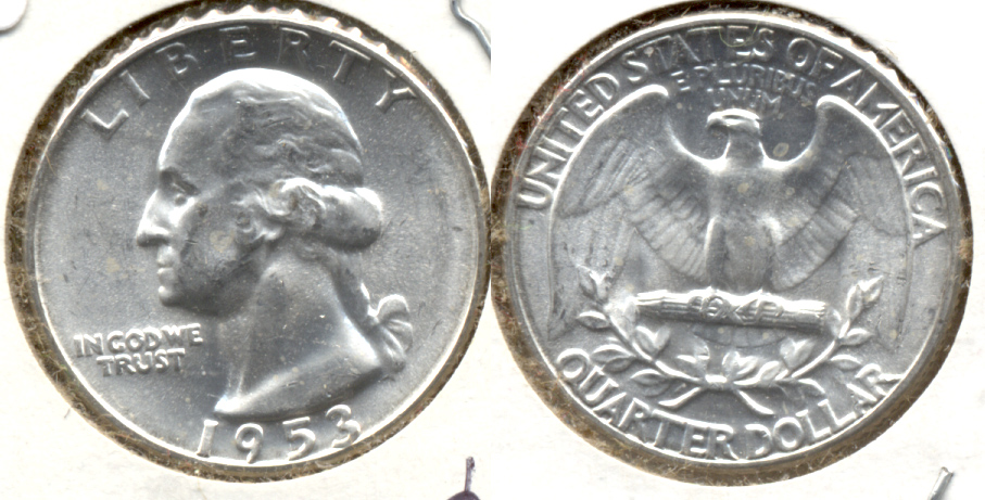 1953 Washington Quarter MS-60