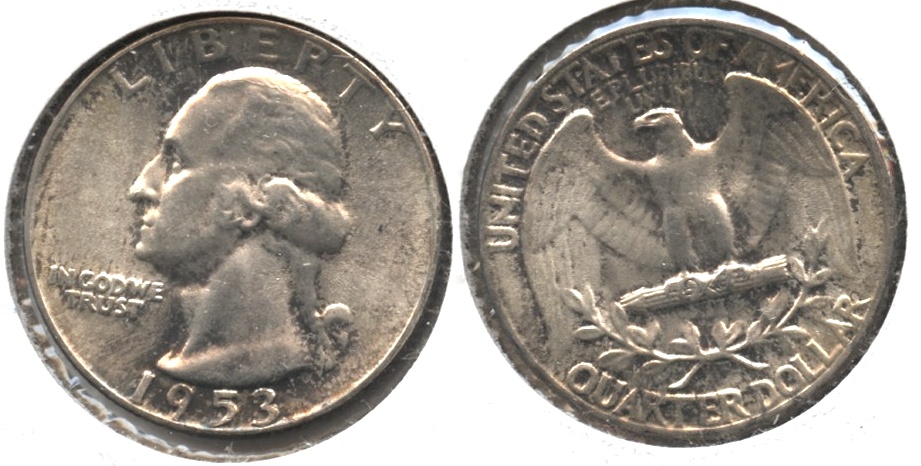 1953 Washington Quarter MS-60 #b