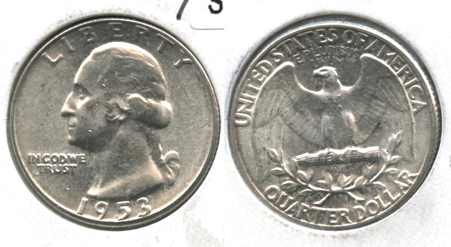 1953 Washington Quarter MS-60 #g