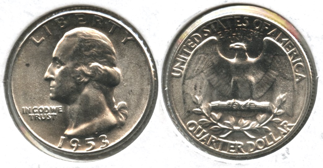 1953 Washington Quarter MS-63 #a