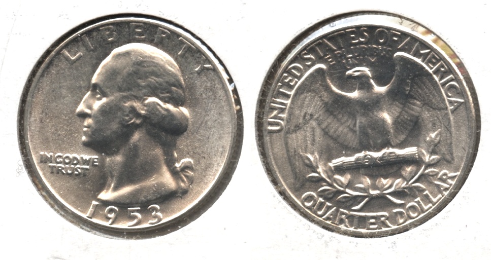 1953 Washington Quarter MS-64 #a