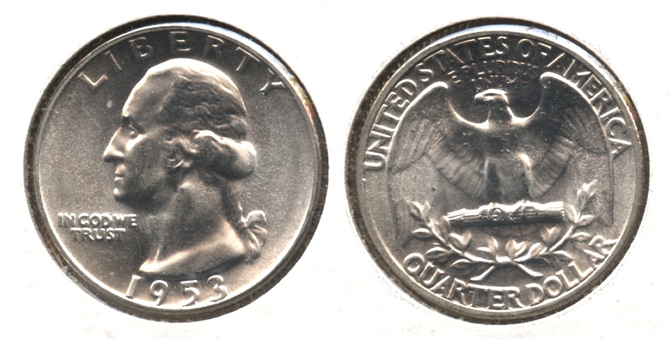 1953 Washington Quarter MS-64 #b