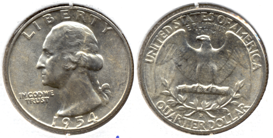 1954-D Washington Quarter MS-60