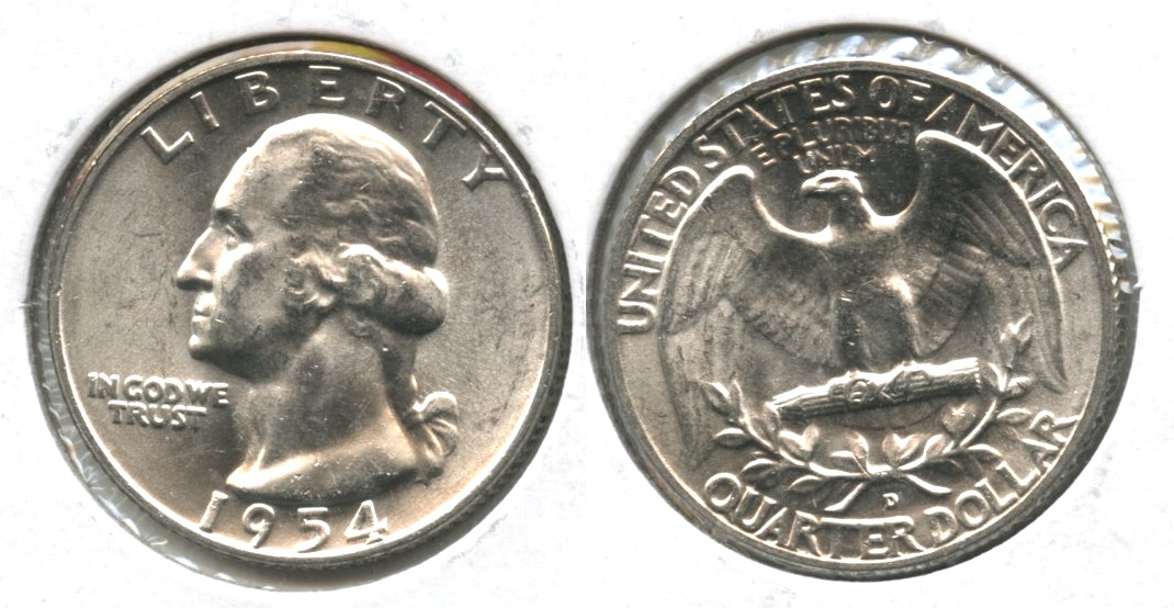 1954-D Washington Quarter MS-64