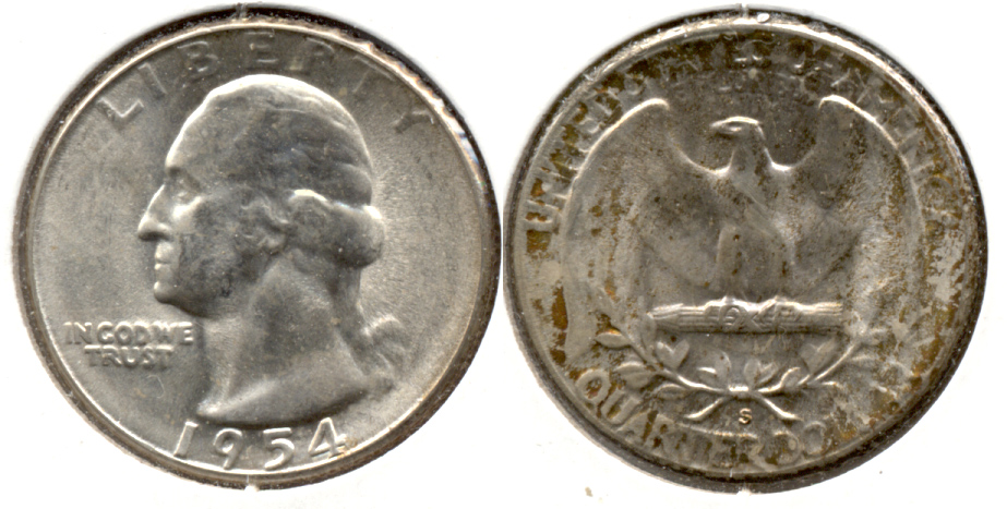 1954-S Washington Quarter MS-60 aa