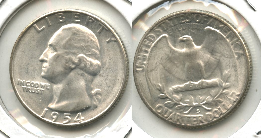 1954-S Washington Quarter MS-60 #ac