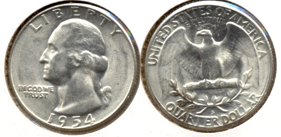 1954-S Washington Quarter MS-60 g
