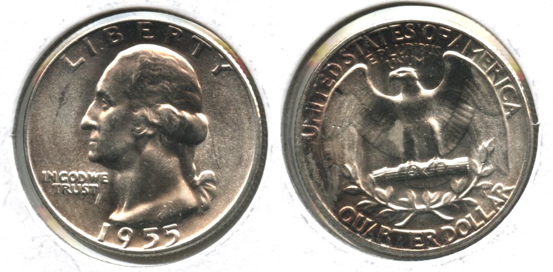1955 Washington Quarter MS-60 #a