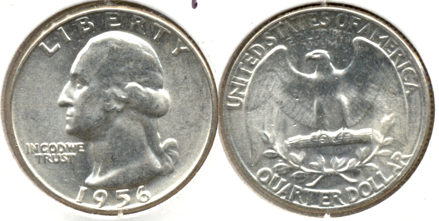 1956 Washington Quarter MS-60