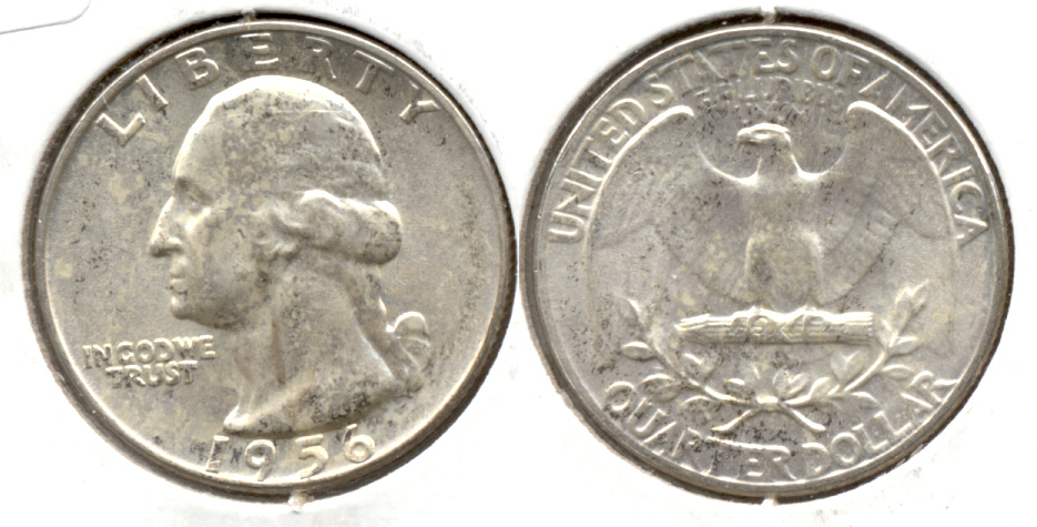 1956 Washington Quarter MS-60 c