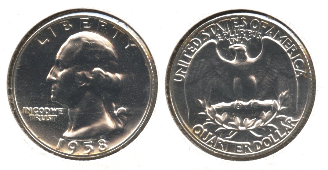1958 Washington Quarter Proof
