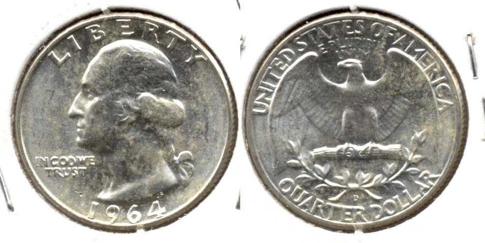 1964-D Washington Quarter MS-60