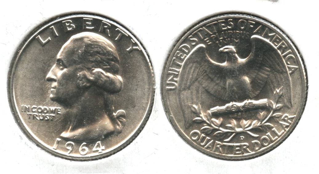 1964-D Washington Quarter MS-63
