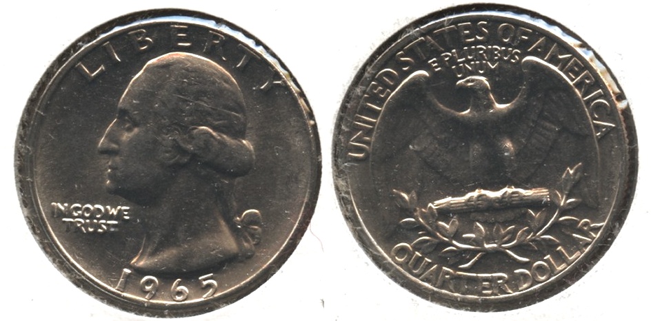 1965 Washington Quarter Mint State