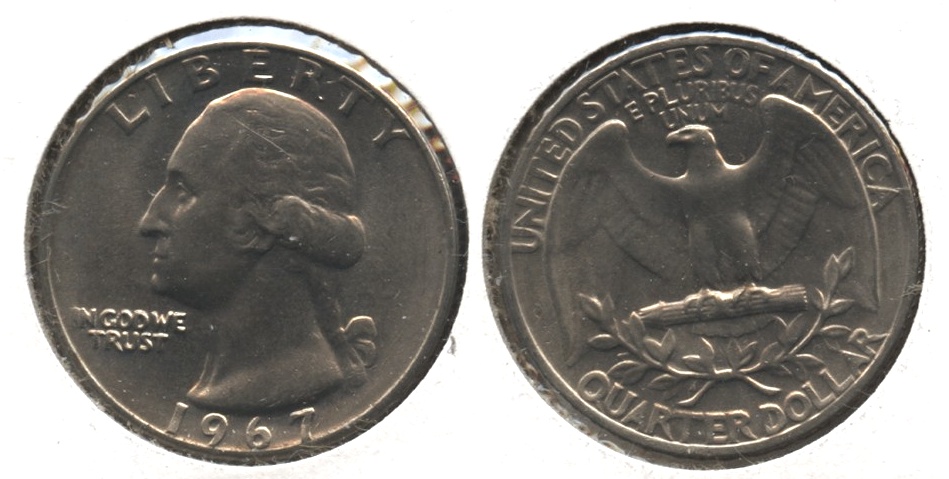 1967 Washington Quarter Mint State
