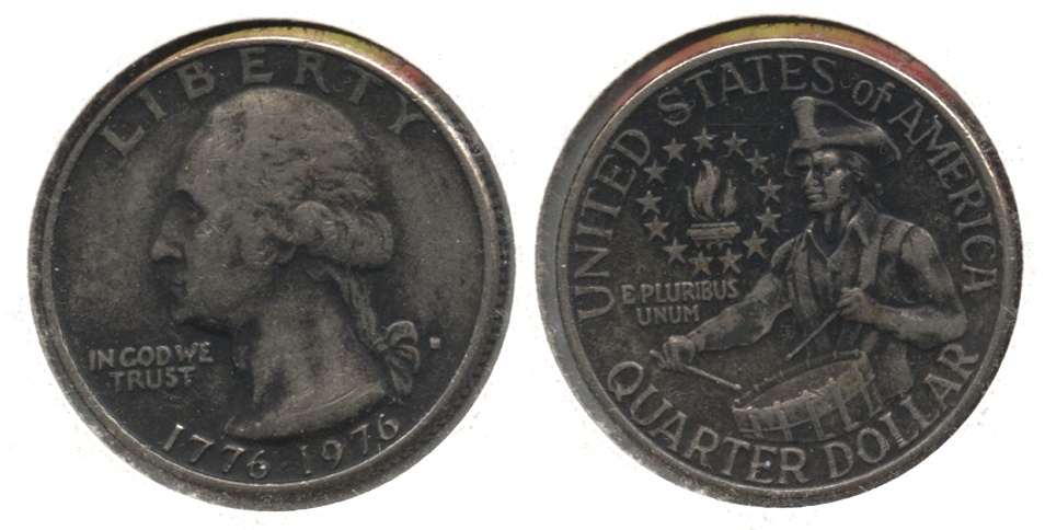 1976-D Bicentennial Washington Quarter VF-20