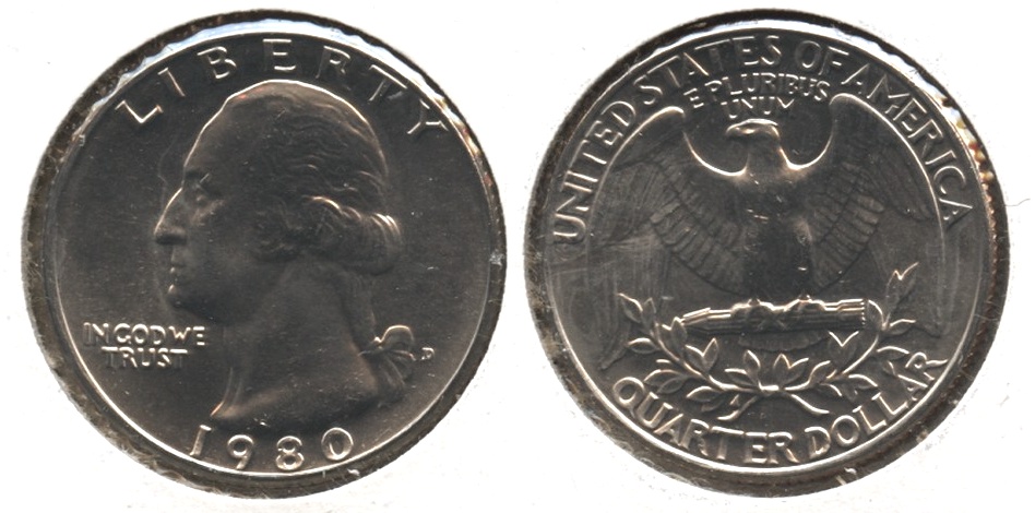 1980-D Washington Quarter Mint State