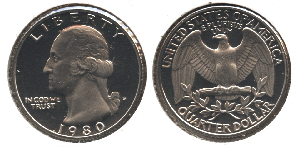 1980-S Washington Quarter Proof