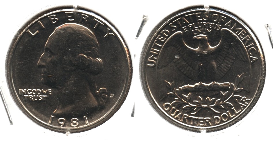 1981-D Washington Quarter Mint State