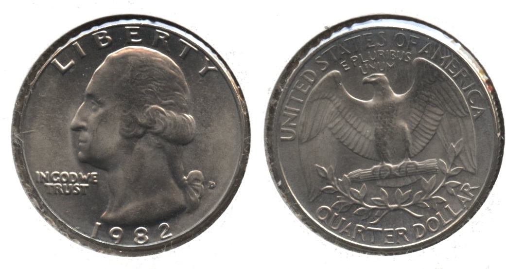 1982-D Washington Quarter Mint State #a