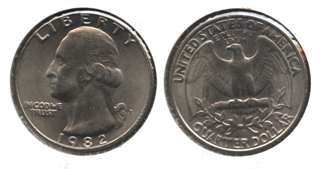 1982-P Washington Quarter Mint State #a