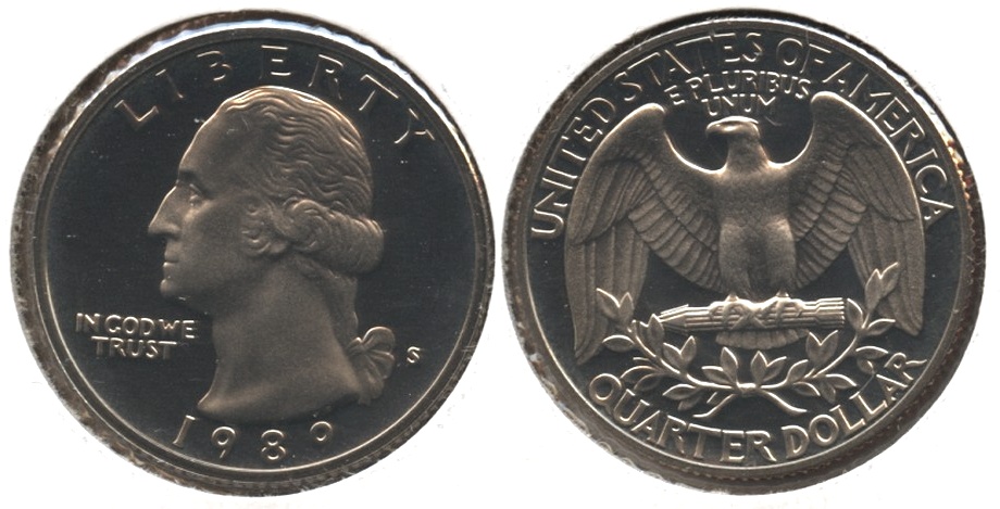 1989-S Washington Quarter Proof