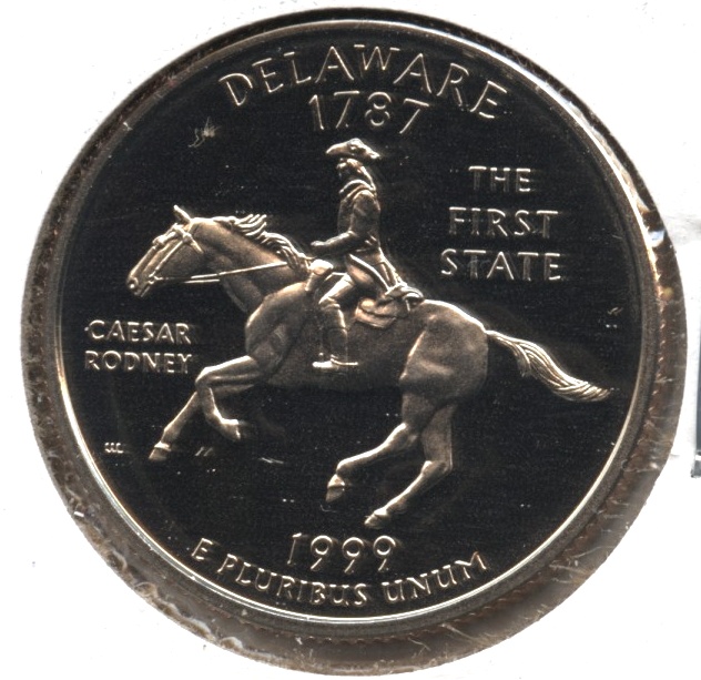 1999-S Delaware State Quarter Clad Proof