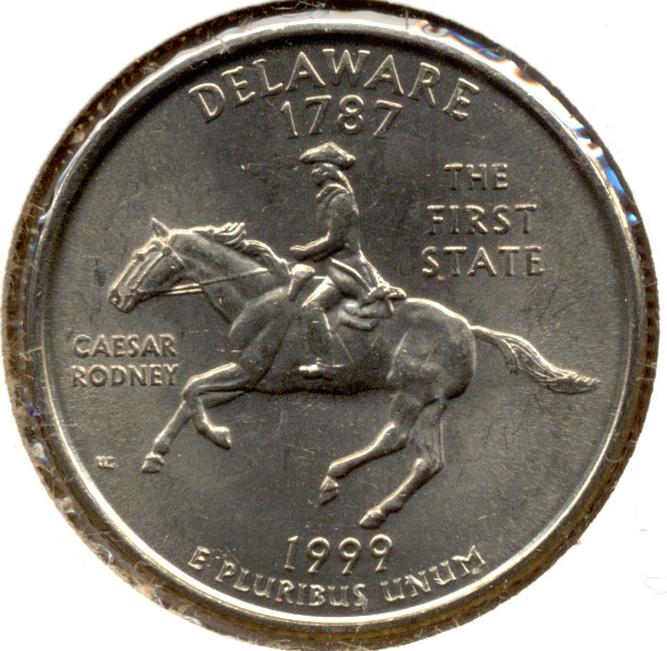 1999 Delaware State Quarter Mint State