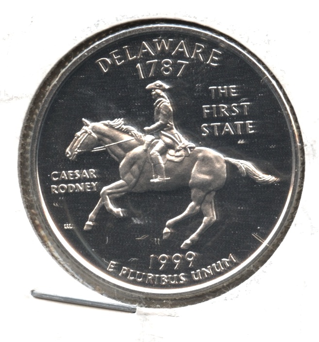 1999-S Delaware State Quarter Silver Proof