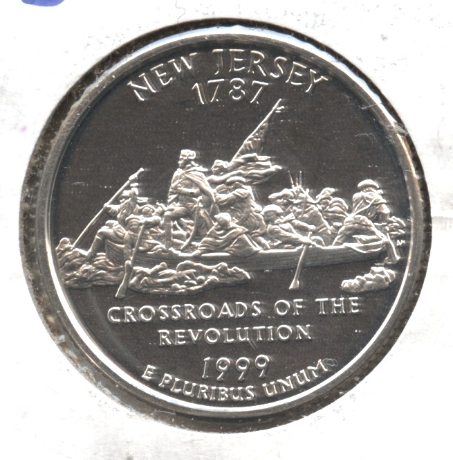 1999-S New Jersey State Quarter Silver Proof